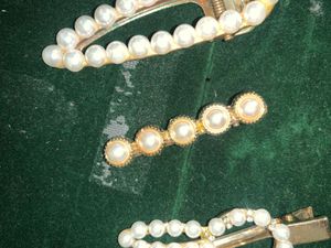 Pearl Hair Clip Set