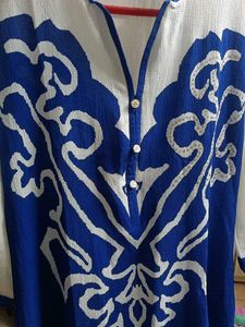 Stylish Blue & White top