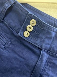 Blue Cotton Pant