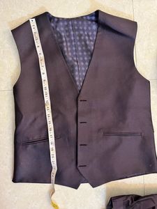 Men’s 3 Piece Coat Pant Vest Formal Color Mauve