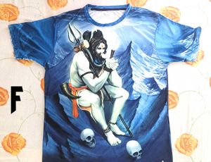 Lord Shiva Graphic Prented Tee