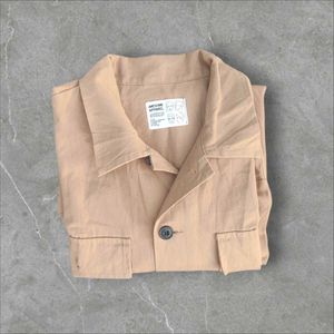 Khaki Button-Down Shirt