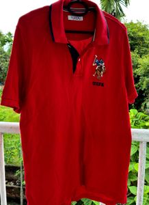 USPA Red Polo Shirt
