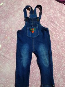 Stretchable Denim Dungaree For Kids😍