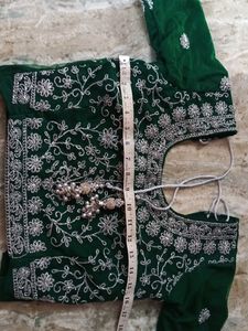 Beautiful Green Lehenga Choli.