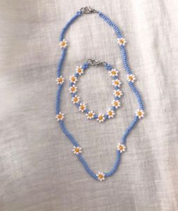 Daisy Pearl Necklace Set