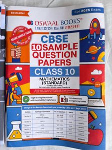 Oswaal Sample Paper Maths And Science Class 10