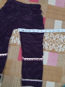 Elegant Purple Kurta Set