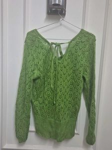 Green Knit Sweater
