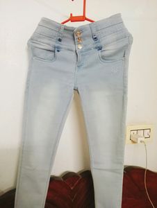 Light Blue Branded Jeans Women