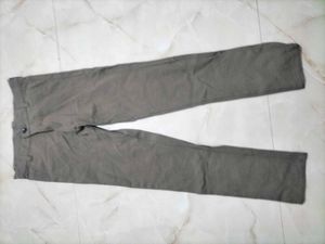 Gray Casual Pants