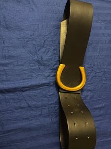 Clearance Sale: Black Belt Golden Buckle