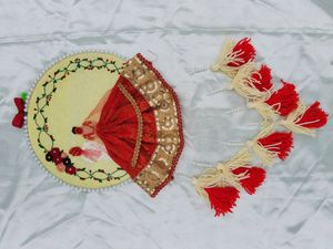 Customised Handmade Embroidery Hoop With Tassels