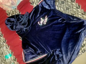 Velvet Hoodie and Joggers Set Co-ord