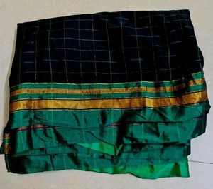 Black Colour Silk Saree