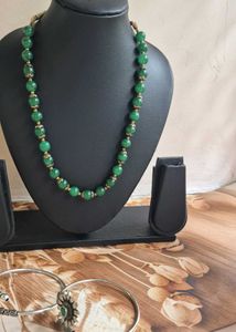 Green Beaded Necklace
