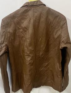 Vintage Brown Leather Jacket