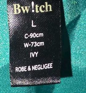 Bw!tch Robe &amp; Negligee - Green