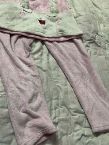 Cute Bunny Plush Pajama Top winter ❄️