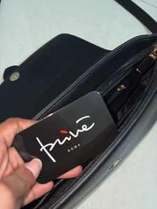 UNUSED Chic Black Crossbody Bag (Prive Rome)