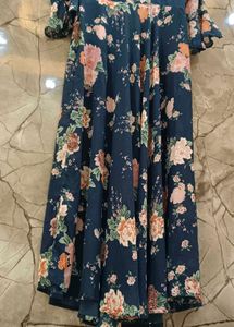 Floral Print Maxi Dress
