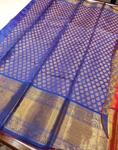 Banarasi Silk Red Ari Work Saree With Blouse