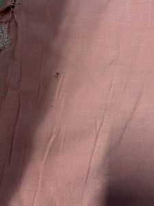 Pink Kurti Set with White Embroidery