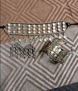Mirror Jewellery Set