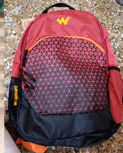Wildcraft Backpack - Red & Black All Items Good