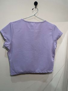 Cute Lilac Crop Top