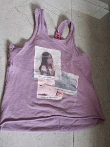 Lavender Sleeveless Top 4-6 Yrs
