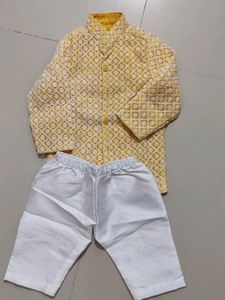 Boy's Embroidered Kurta Pajama Set