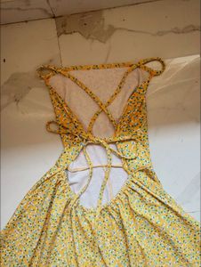 Floral Yellow Sundress