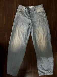 baggy barrel jeans from bershka