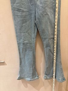 Stylish Flare Leg Denim Jeans