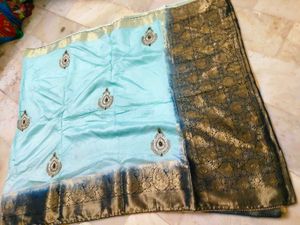 Excellent Quality 💯 Pattu Silk Saree With Work