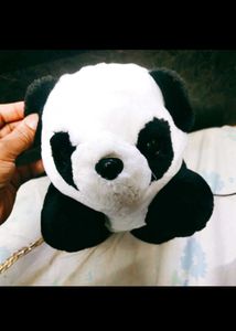 Panda Plush Bag with Chain