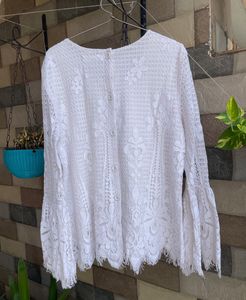 Lace Bell Sleeve Top