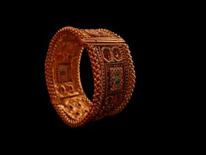 Ornate Gold Bangle