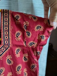 Beautiful Angrakha Cotton Kurta