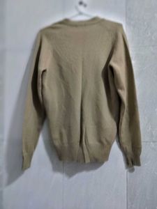 Branded Pastel Brown Cardigan