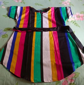 Multi Colour Tunic For Girls