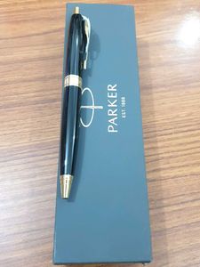 Parker Aster Laque Black Gold Trim Ball Pen