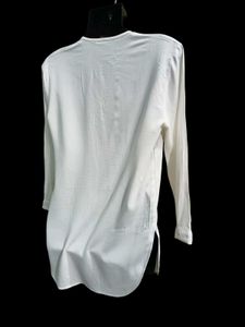 Zara White Tunic Top