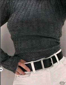 New with tag Pinterest Ribbed Knit Long Sleeve Top