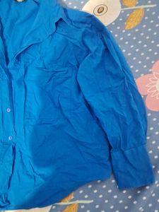 Blue Oversized Shirt