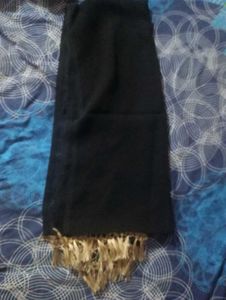 black kurti and dupatta.