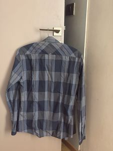 H&amp;M Blue Plaid Shirt