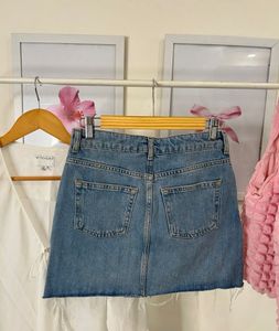 Topshop Denim Mini Skirt