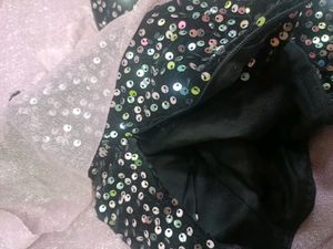 Sequence work saree readymade blouse